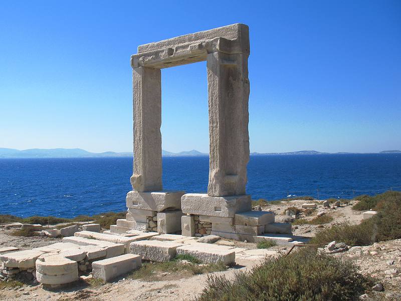 Portara in Naxos Town